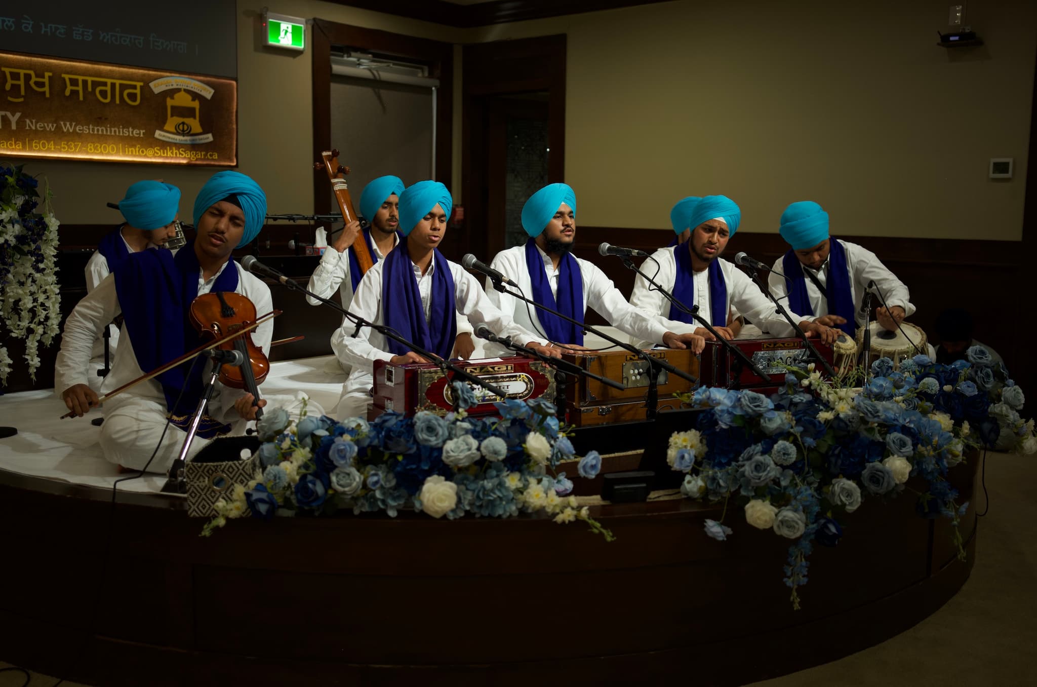 MGSV instructors sharing Gurmat Sangeet experience in Metro Vancouver