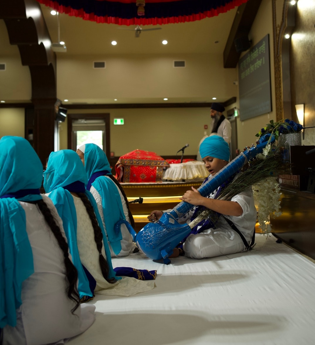 MGSV students and instructors in Gurmat Sangeet classes across Metro Vancouver