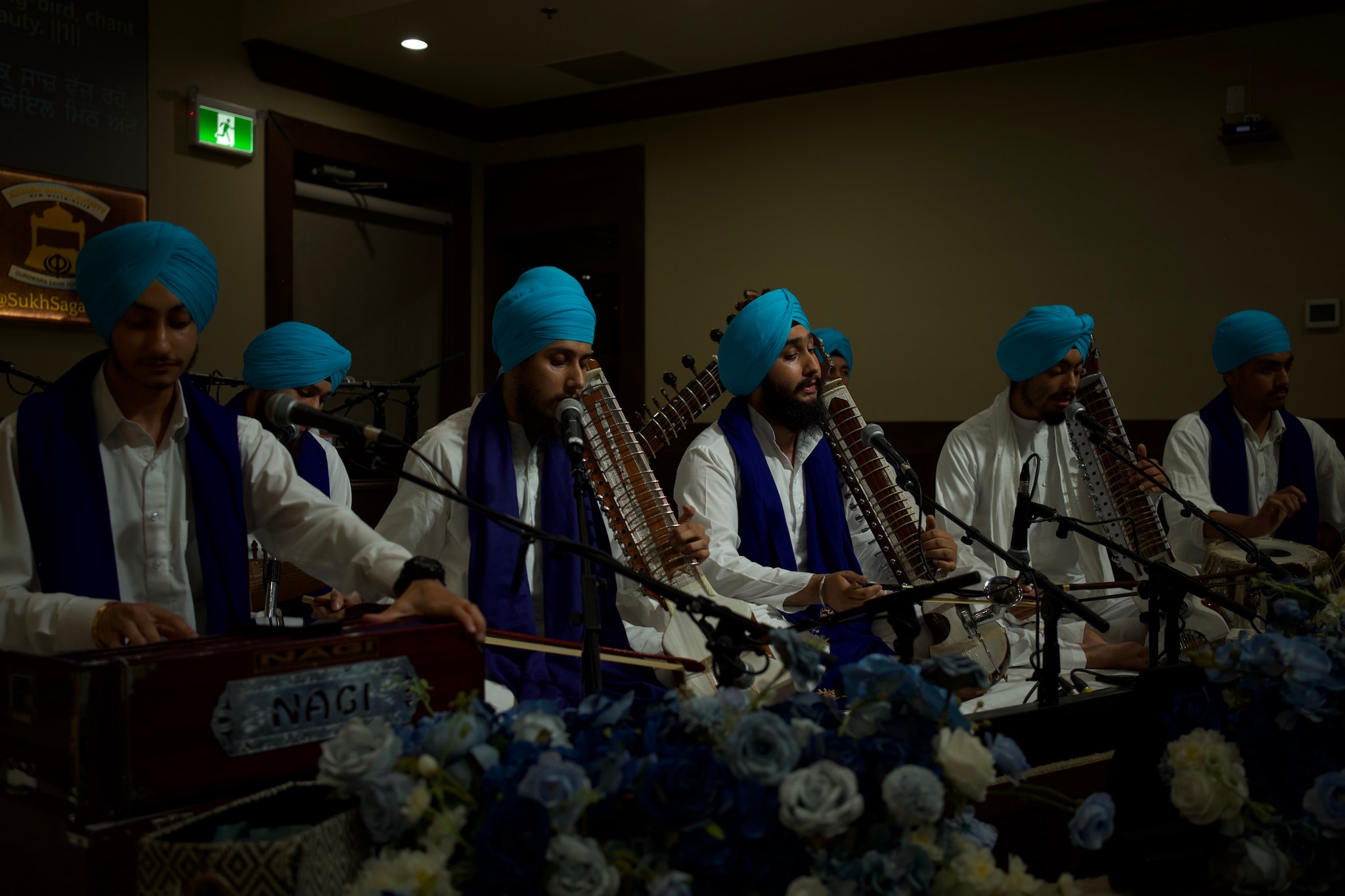 MGSV students and instructors in Gurmat Sangeet classes across Metro Vancouver