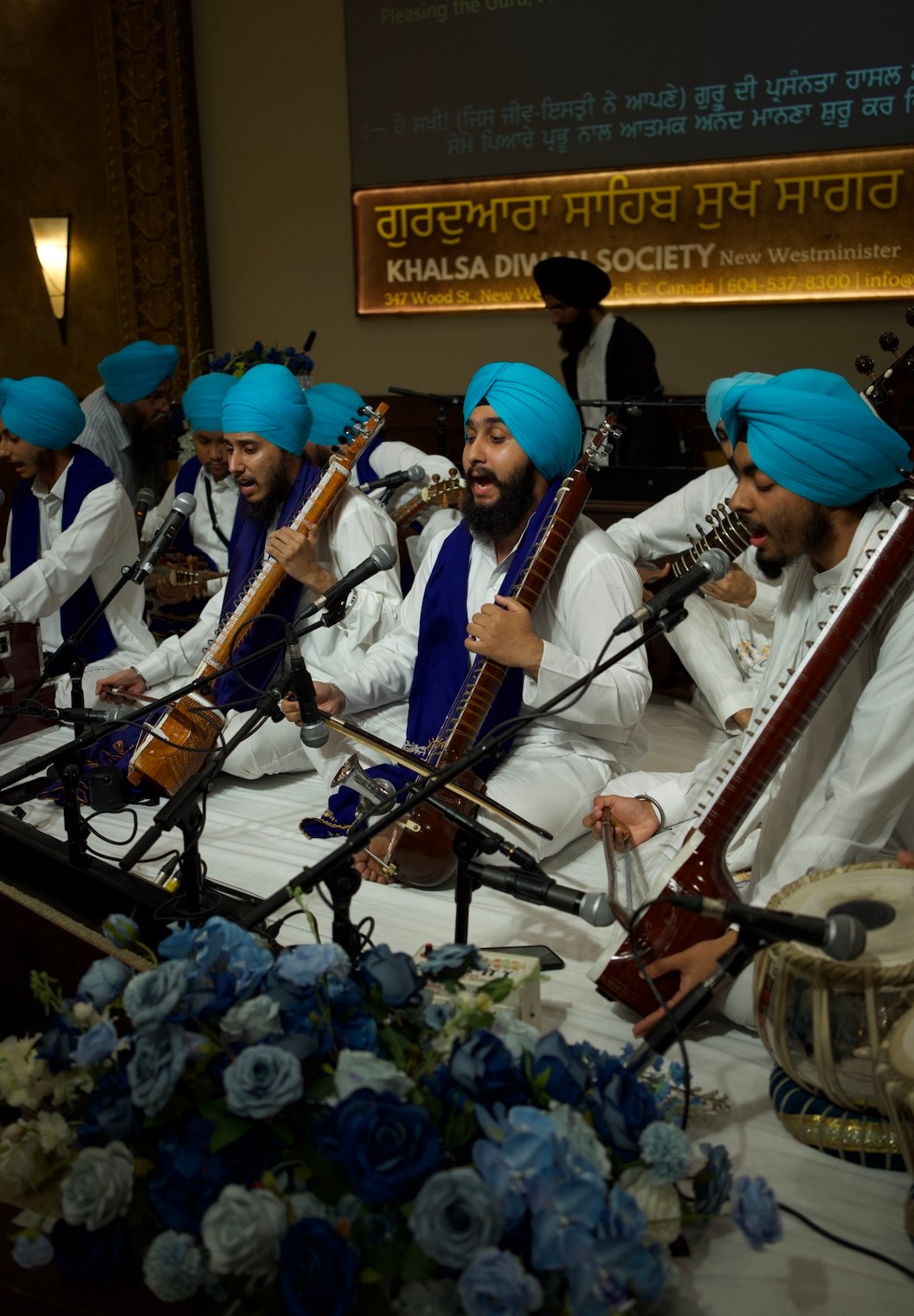 MGSV students and instructors in Gurmat Sangeet classes across Metro Vancouver